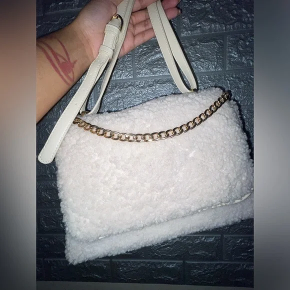 sherpa crossbody/ shoulder bag - Picture 2 of 12